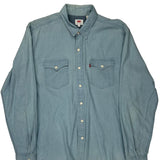Levis Denim Shirt - Medium Light Wash Cotton