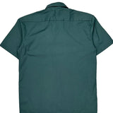 Dickies Short Sleeve Shirt - Medium Green Polyester Blend