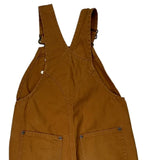 Age 4 Carhartt Double Knee Overalls - XS Brown Cotton