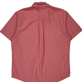 Tommy Hilfiger Polka Dot Short Sleeve Shirt - XL Red Cotton