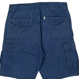 Levis Cargo Shorts - 34W 10L Blue Cotton