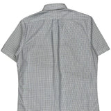 Ralph Lauren Checked Short Sleeve Shirt - Medium Blue Cotton
