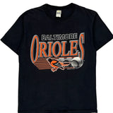 Single Stitch Baltimore Orioles Competitors View Mlb T-Shirt - Large Black Cotton