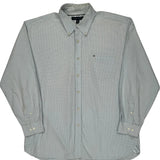 Tommy Hilfiger Checked Shirt - XL Blue Cotton