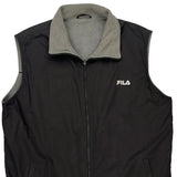 Fila Gilet - XL Black Nylon