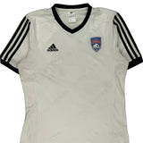 Lusa Adidas Football Shirt - Medium White Polyester