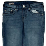 True Religion Slim Fit Jeans - 28W UK 8 Blue Cotton