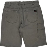 Dickies Shorts - 34W 11L Grey Cotton Blend