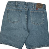 Wrangler Denim Shorts - 35W 10L Blue Cotton