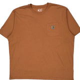 Carhartt T-Shirt - 2XL Orange Cotton