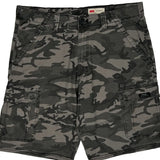 Wrangler Camo Cargo Shorts - 34W 10L Camo Cotton