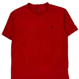 Polo By Ralph Lauren T-Shirt - Small Red Cotton