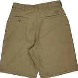 Dickies Shorts - 32W 11L Beige Cotton Blend