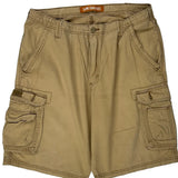 Lee Cargo Shorts - 34W 10L Beige Cotton