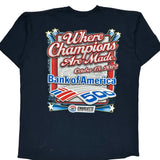 Made In USA Charlotte Motor Speedway Jensen Nascar T-Shirt - 2XL Navy Cotton