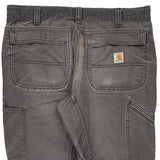 Carhartt Cargo Trousers - 36W 30L Grey Cotton Blend