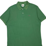 Lacoste Polo Shirt - XL Green Cotton