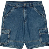 Wrangler Cargo Denim Shorts - 36W 10L Blue Denim