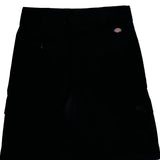 Dickies Cargo Shorts - 32W 10L Black Cotton Blend