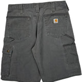 Carhartt Cargo Shorts - 36W 11L Grey Cotton