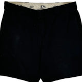 Dickies Chino Shorts - 37W 7L Black Cotton Blend