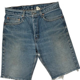 Levis Denim Shorts - 30W 10L Blue Denim