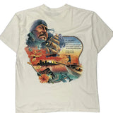 Mother Mother Ocean Caribbean Surf Single Stitch T-Shirt - XL Cream Cotton