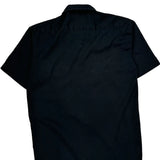 Dickies Short Sleeve Shirt - Small Black Polyester Blend