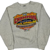 Vintage Jeff Gordon Lee Sport Nascar Sweatshirt - Large Grey Cotton