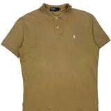 Polo By Ralph Lauren Polo Shirt - Medium Beige Cotton