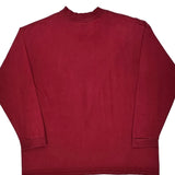 Nike Long Sleeve T-Shirt - 2XL Red Cotton