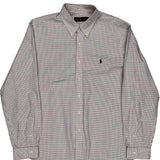Ralph Lauren Checked Shirt - XL Blue Cotton