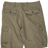 Levis Cargo Shorts - 32W 11L Khaki Cotton