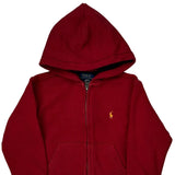 Age 3 Polo By Ralph Lauren Hoodie - XS Red Cotton