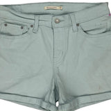 Levis Denim Shorts - 29W UK 8 Blue Cotton
