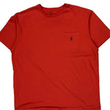 Polo By Ralph Lauren T-Shirt - Large Red Cotton