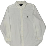 Ralph Lauren Shirt - XL White Cotton
