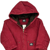 Age 4 Key Jacket - Small Red Cotton