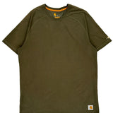 Carhartt T-Shirt - Medium Green Cotton Blend