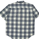 Tommy Hilfiger Checked Short Sleeve Shirt - XL Blue Cotton
