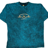 Made In USA Single Stitch Million Dollar Cowboy Bar H.L. Miller T-Shirt - XL Blue Cotton