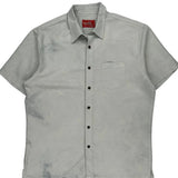 Woody'S Short Sleeve Shirt - 2XL Grey Polyester