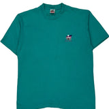 Alaska Fruit Of The Loom Single Stitch T-Shirt - Large Green Cotton