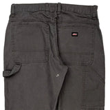 Dickies Carpenter Trousers - 32W 32L Grey Cotton