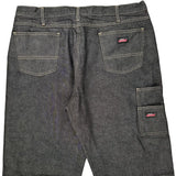 Dickies Denim Shorts - 40W 12L Grey Cotton