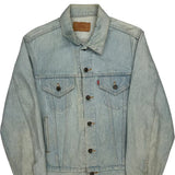 Levis Denim Jacket - Large Light Wash Cotton