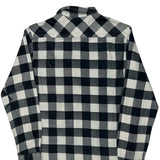 Identic Checked Flannel Shirt - Small Black & White Cotton