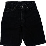 Levis Denim Shorts - 28W 9L Black Cotton
