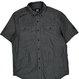 Ecko Unltd Short Sleeve Shirt - Medium Grey Cotton
