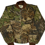 Age 12 Red Head Camo Bomber Jacket - Medium Camo Cotton